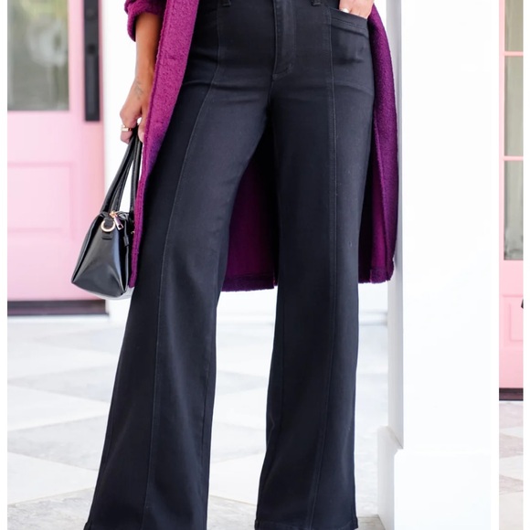 Judy Blue Black Flare Jeans - Picture 2 of 3